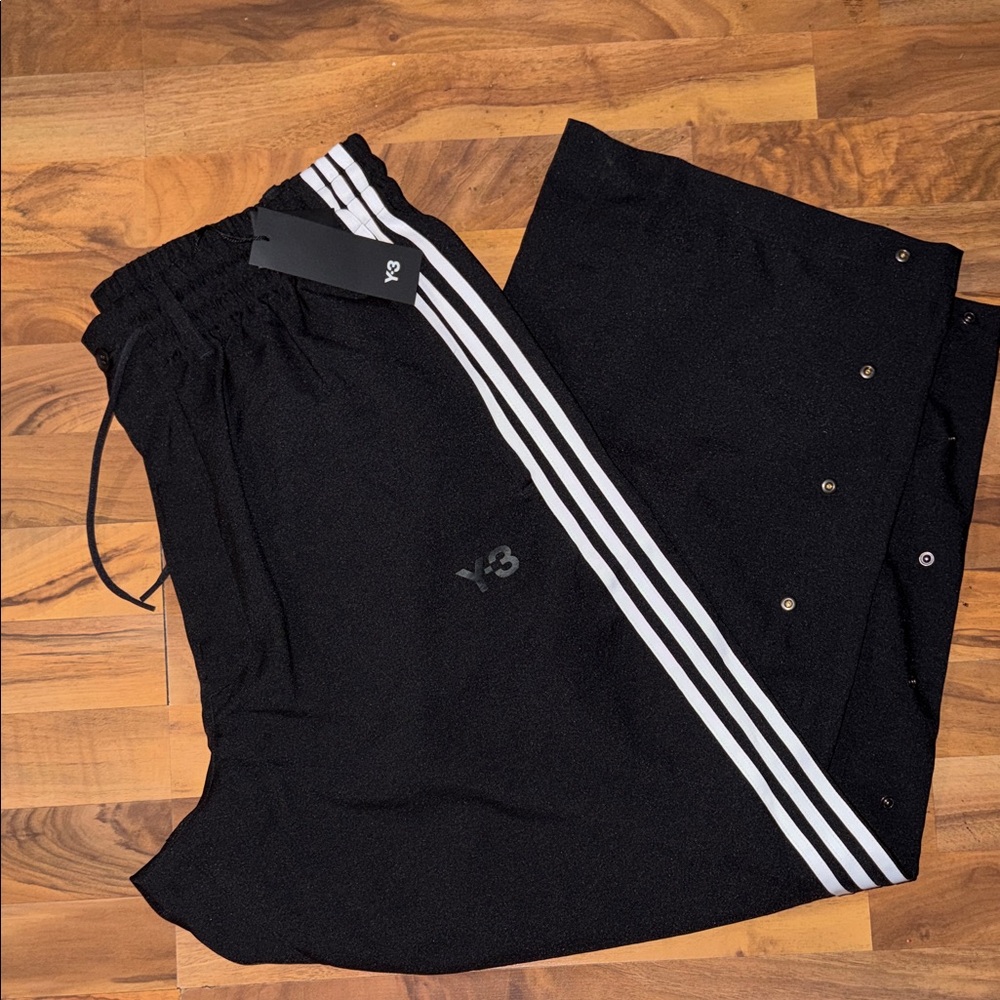 New Adidas Y-3 Sport Uniform 3 StripeTrack Pants